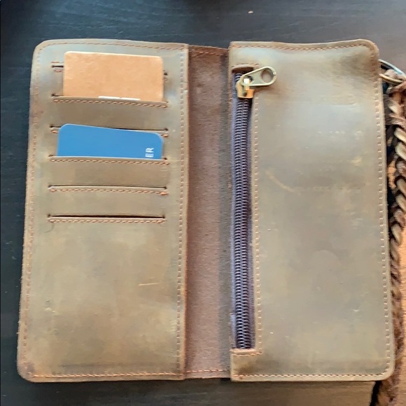 Leather Chain Wallet NEW - Picture 2 of 8